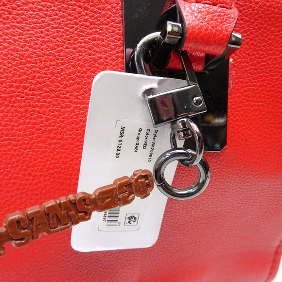 New GUESS Gabi Girlfriend Satchel Red Handbag - Picture 14 of 15